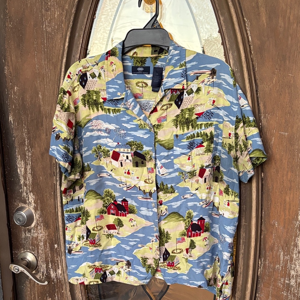 Crazy Horse Boxy Printed Top! Women’s XL